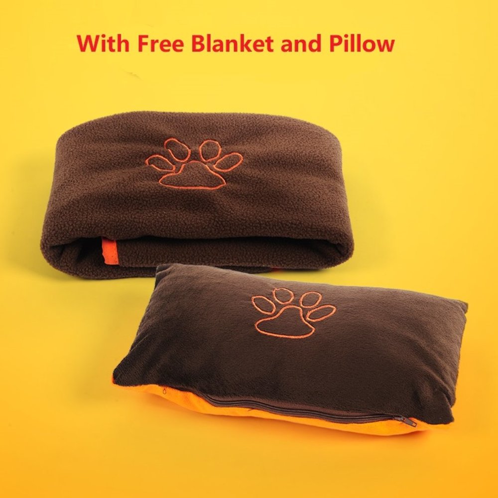 Washable Bed w Free Pillow & Blanket for Pet Dog - Picture 6 of 12